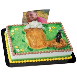 Grim Reaper Over The Hill Cake Decorating Kit Topper Decoration