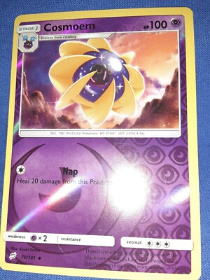 POKEMON REVERSE HOLO COSMOEM 70/185