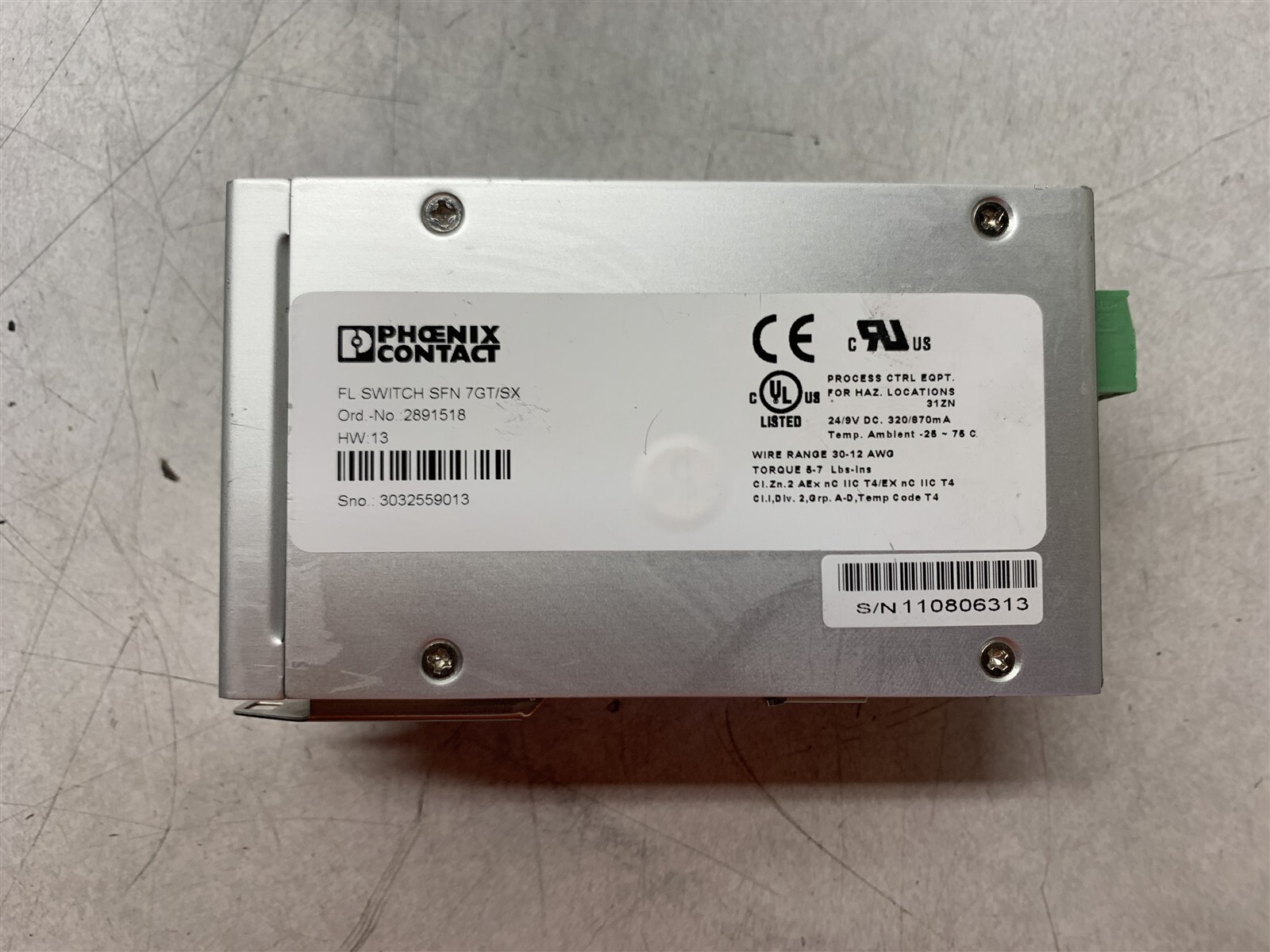 PHOENIX CONTACT FL SWITCH SFN 7GT/SX