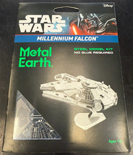 Metal Earth Disney Star Wars Premium Series 3D Model Kit, Millennium Falcon