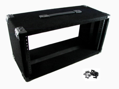 PROCRAFT 5U 9'' Deep Rack Case in Black Carpet Wrap - Top Handle w/ Rack Screws