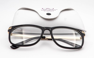 Ladyboss Dimensions Black Blue Light Glasses 53-18-140 | eBay