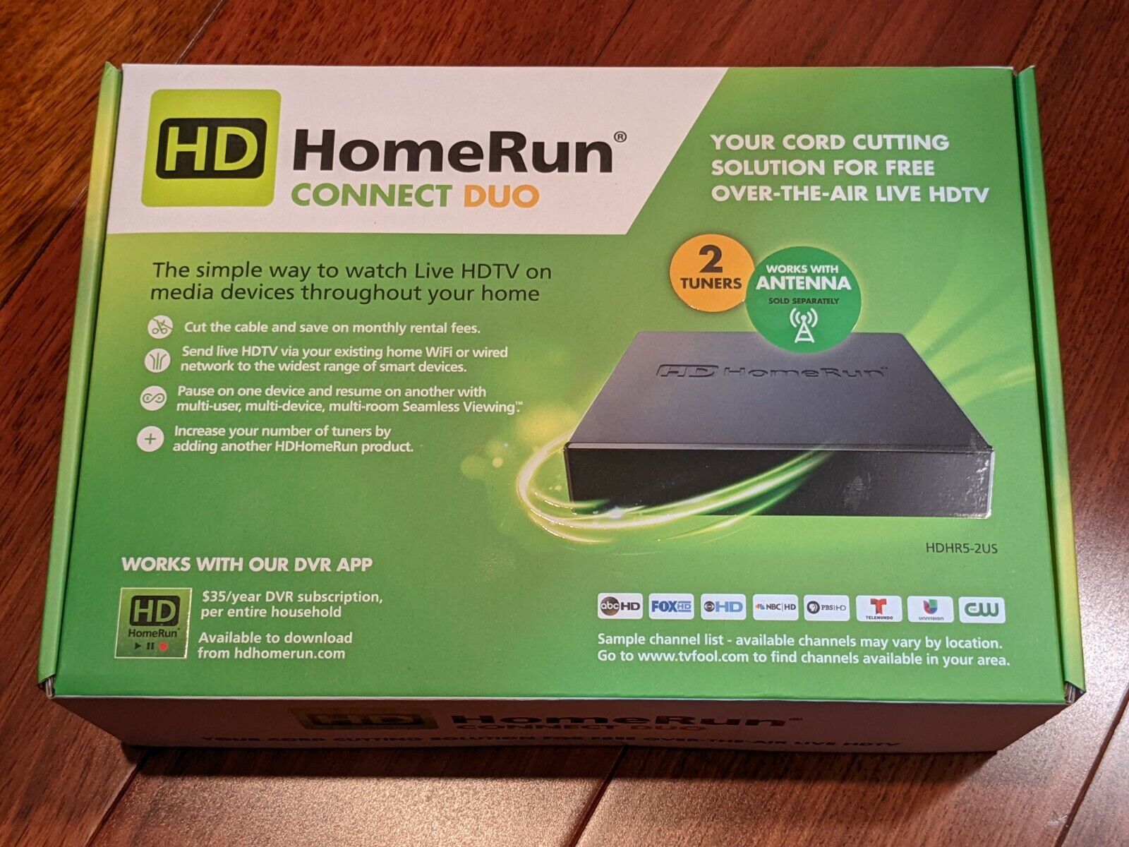 HD HomeRun Connect Duo HDHR5-2US - New Unopened