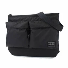 YOSHIDA KABAN PORTER 855-05458 FORCE SHOULDER BAG Black NEW from Japan