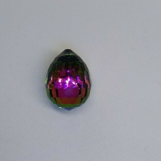 Vintage Swarovski Crystal Vitrail Medium Disco Drop 6002 Pendant