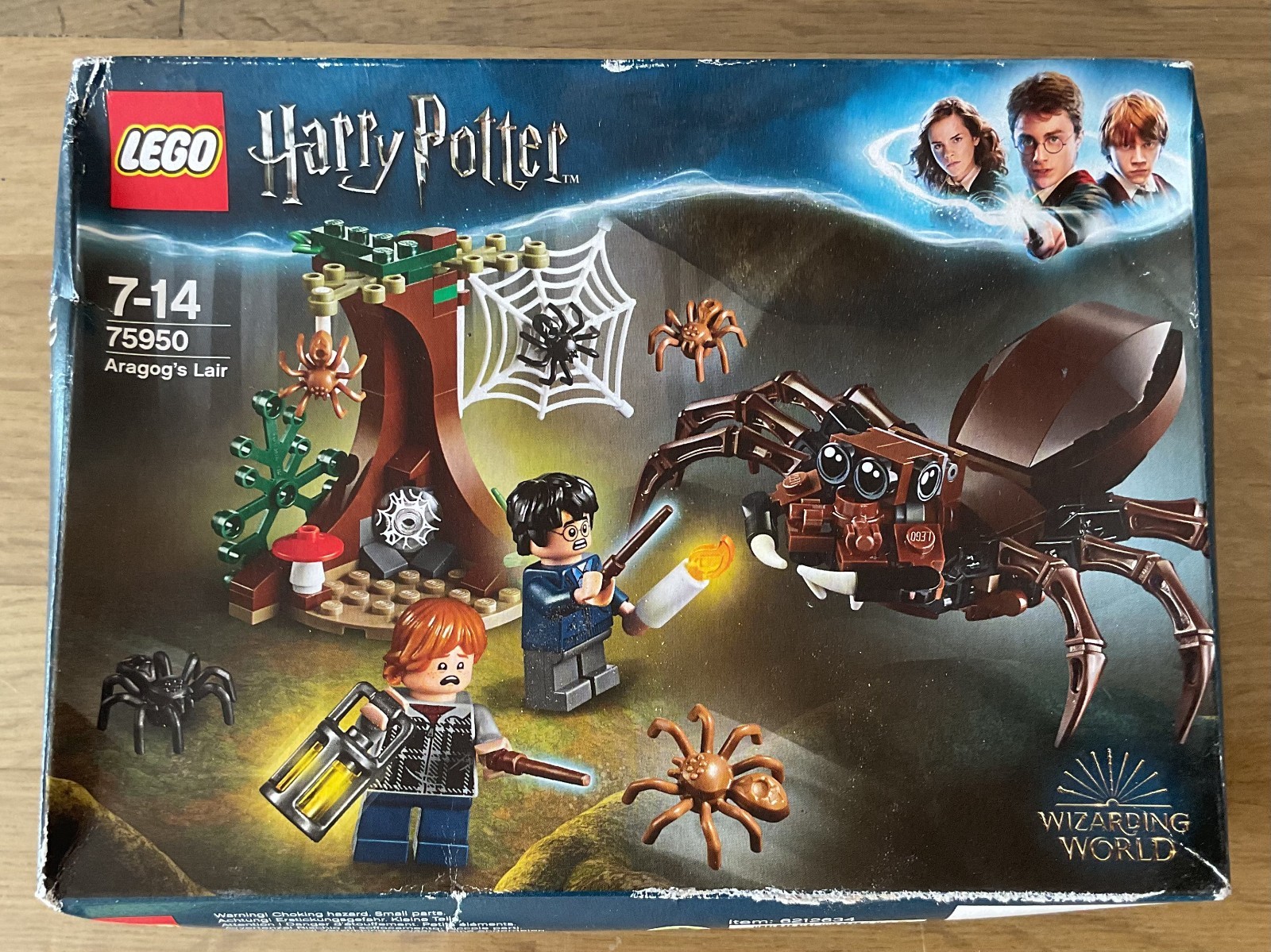 BOITE SET LEGO NEUF HARRY POTTER 75950 ARAGOG'S LAIR LES ARAIGNÉES aragog