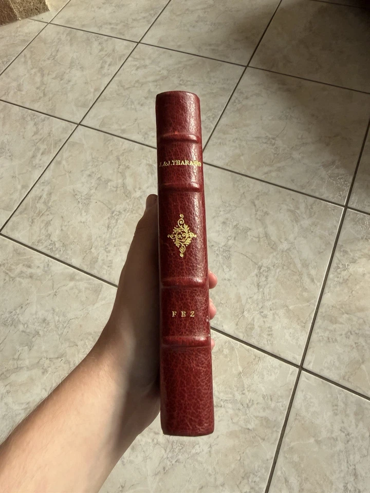 Librairie Plon Fez ou les bourgeois de l'Islam Tharaud éd. orig. cuir - Photo 2/4