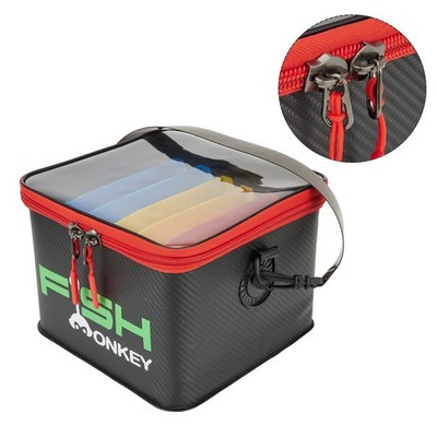 6 Stück Insert Box Squid Jig Case Kit Squid Jig Case 6x Insert Box schwarz EVA