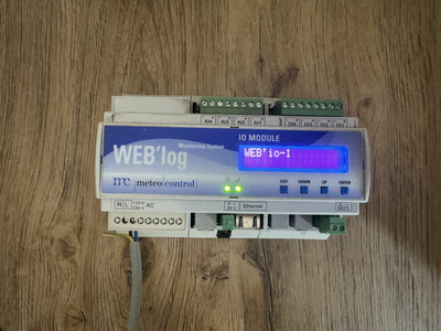Weblog Monitoring System IO Module