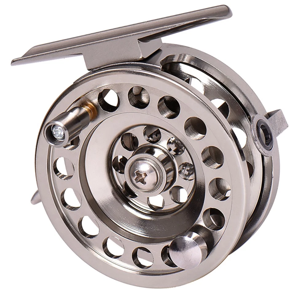  Fly Fishing Reel Mulinello Mosca Pesca Canna Da Bobina Di Acqua Salata - Immagine 4 di 4