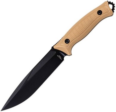 KRONOS Elite Survival Fixed Knife 6'' Full Tang 1095HC Steel Blade G10 Handle