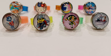 18 mm snap button adjustable childs ring, LOT 2