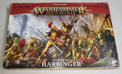 Warhammer Age of Sigmar Harbinger Starter Set OPEN BOX Complete GAW80-19 Damaged