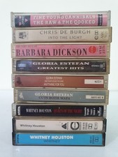 Original Cassette Tapes Joblot Bundle x 9 - Whitney Huston,Gloria Estefan,FYC