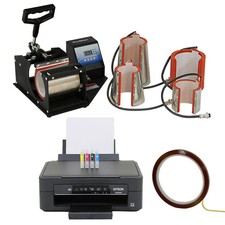 28 5in1 Vinyl Cutter Sublimation Printer Heat Press Plotter Machine