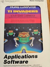TI Invaders - Texas Instruments TI-99/4A 1981 - In Box Untested