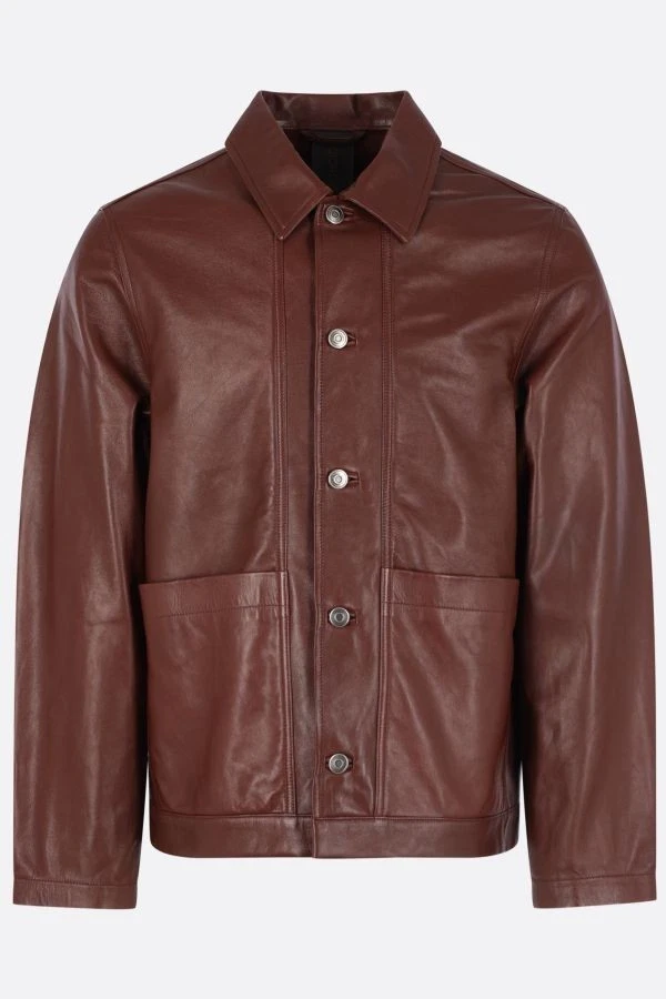 Giorgio Brato Coats, Jackets & Vests Leather Outer Shell for Men