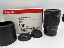 NEAR MINT Canon EF 100mm F2.8 L Macro IS USM Lens For EOS Camera From JAPAN