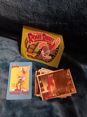  1988 Topps Who Framed Roger Rabbit  Lot Of 33 Cards New Package & Fan Club Card