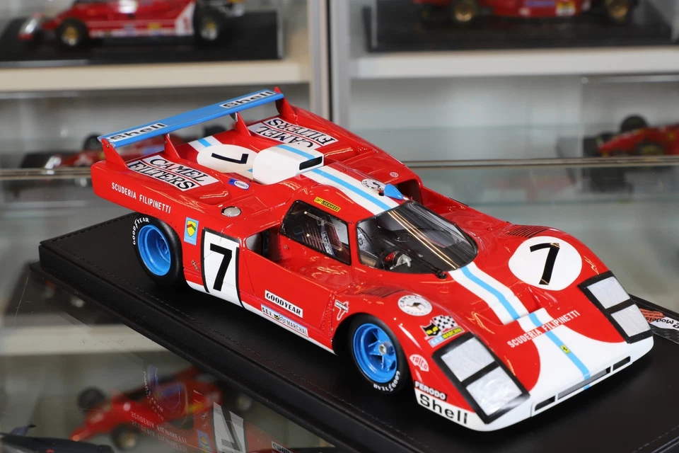 UNIQUE - Ferrari 512F Le Mans 1971 - 1/18 - Photo 4/4