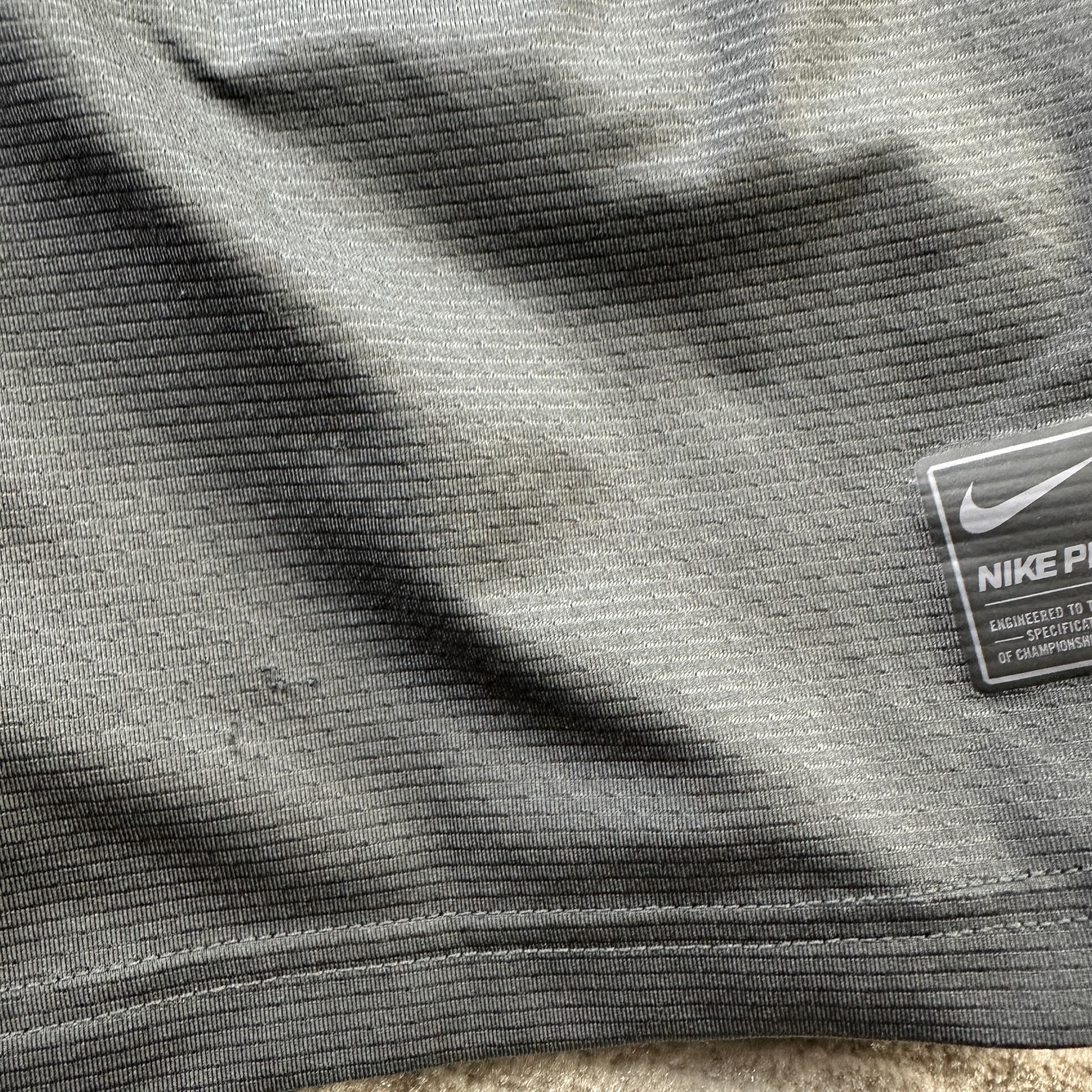 UCF Knights Nike Shirts Mens Medium Gray Pro Compression Team Issue