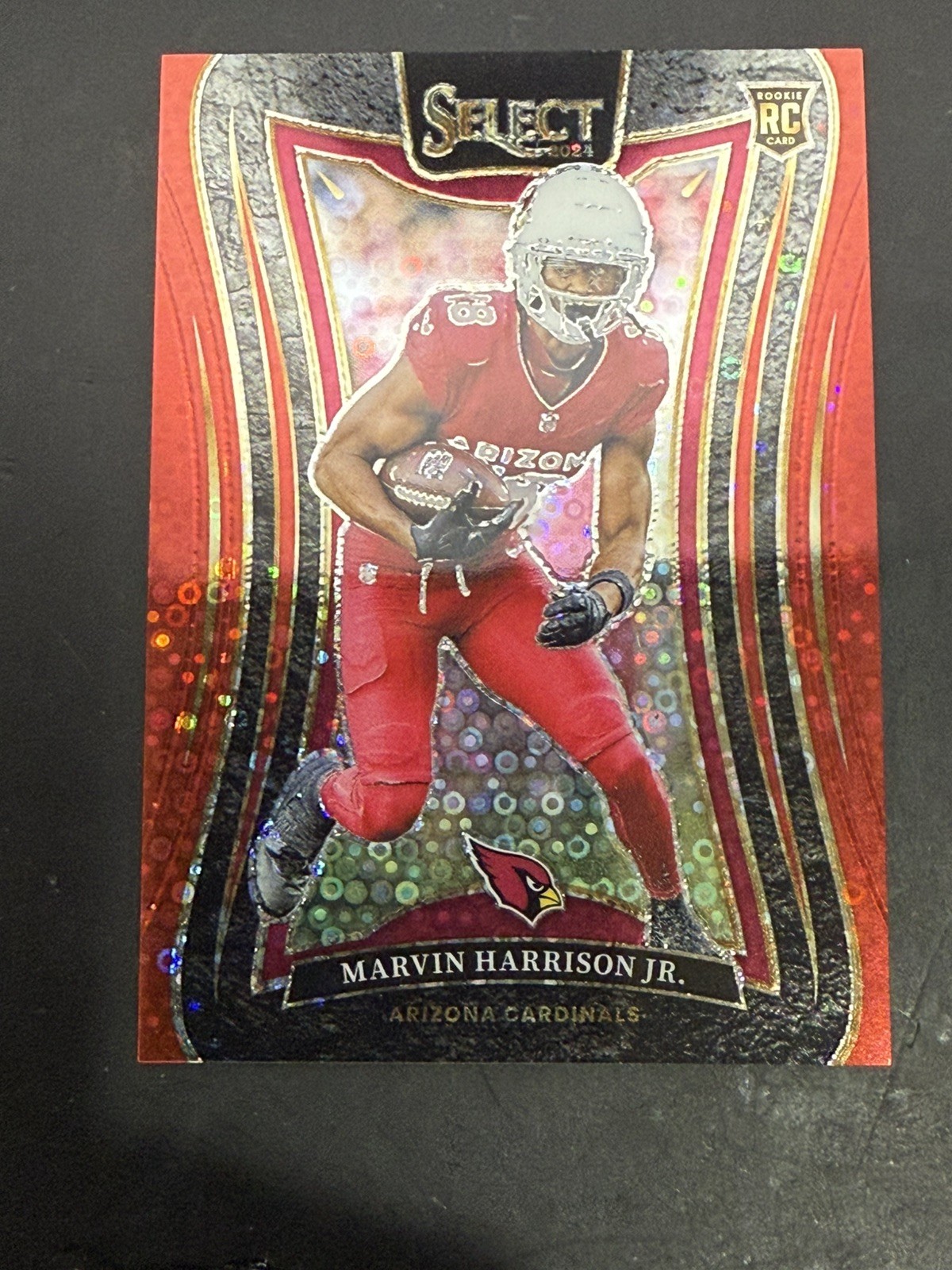 2024 Panini Select Red Disco Suite Level Marvin Harrison Jr. RC 15/49 CARDINALS 