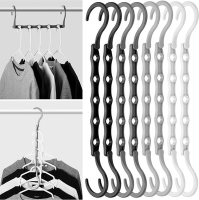 Mr. Pen Space Saving Hangers - 8 Pack Mixed Color 8 Pack, Colors 