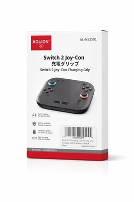 AOLION Switch 2 Joy-Con Charging Grip USB-C Fast Charging Controller Grip New