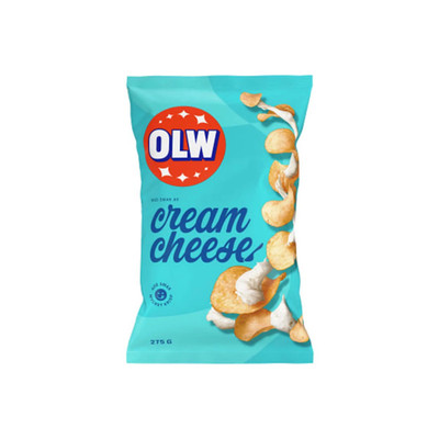  OLW Cream Cheese Potato Chips   Irresistibly Smooth & Crunchy, 275g!