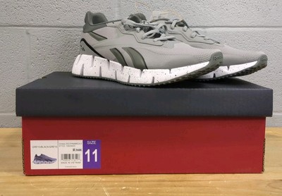New Reebok Zig Dynamica Mens Mesh Lace Up Lifestyle Sneakers Grey Size 11  P25 