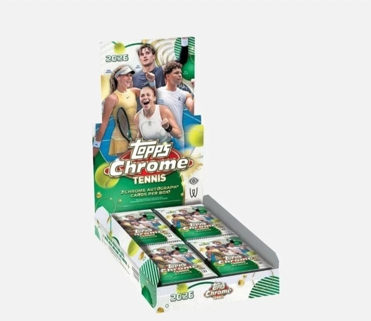 2026 Topps Chrome Tennis Base Singles #1-200 Complete Your Set FREE SHIPPING