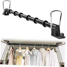 Car Clothes Hanger Bar,Heavy Duty Clothes Rod for Car,Telescopic Adjustable 30 