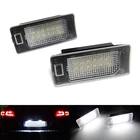 2x LED License Plate Light Tag Lamp For VW Atlas Jetta Passat Tiguan Touareg ID4