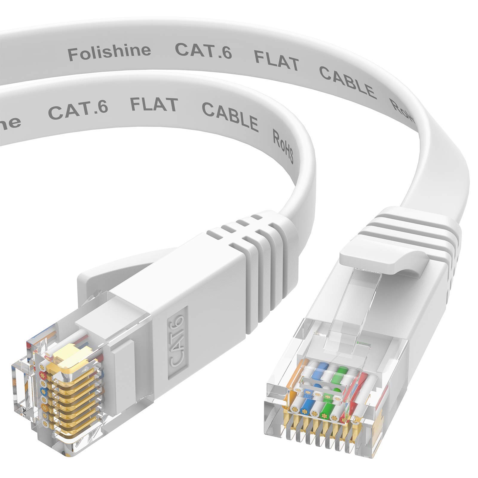 Ethernet Cable 15 ft, Cat 6e/Cat6 Patch Cable with Snagless Rj45 Connector fo...-image
