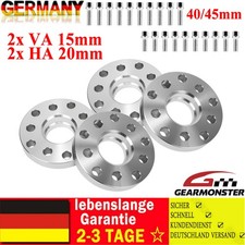 Spurverbreiterung Ø57,1 für VW Audi VA 30mm HA 40mm 5x112/100mm + Radschrauben