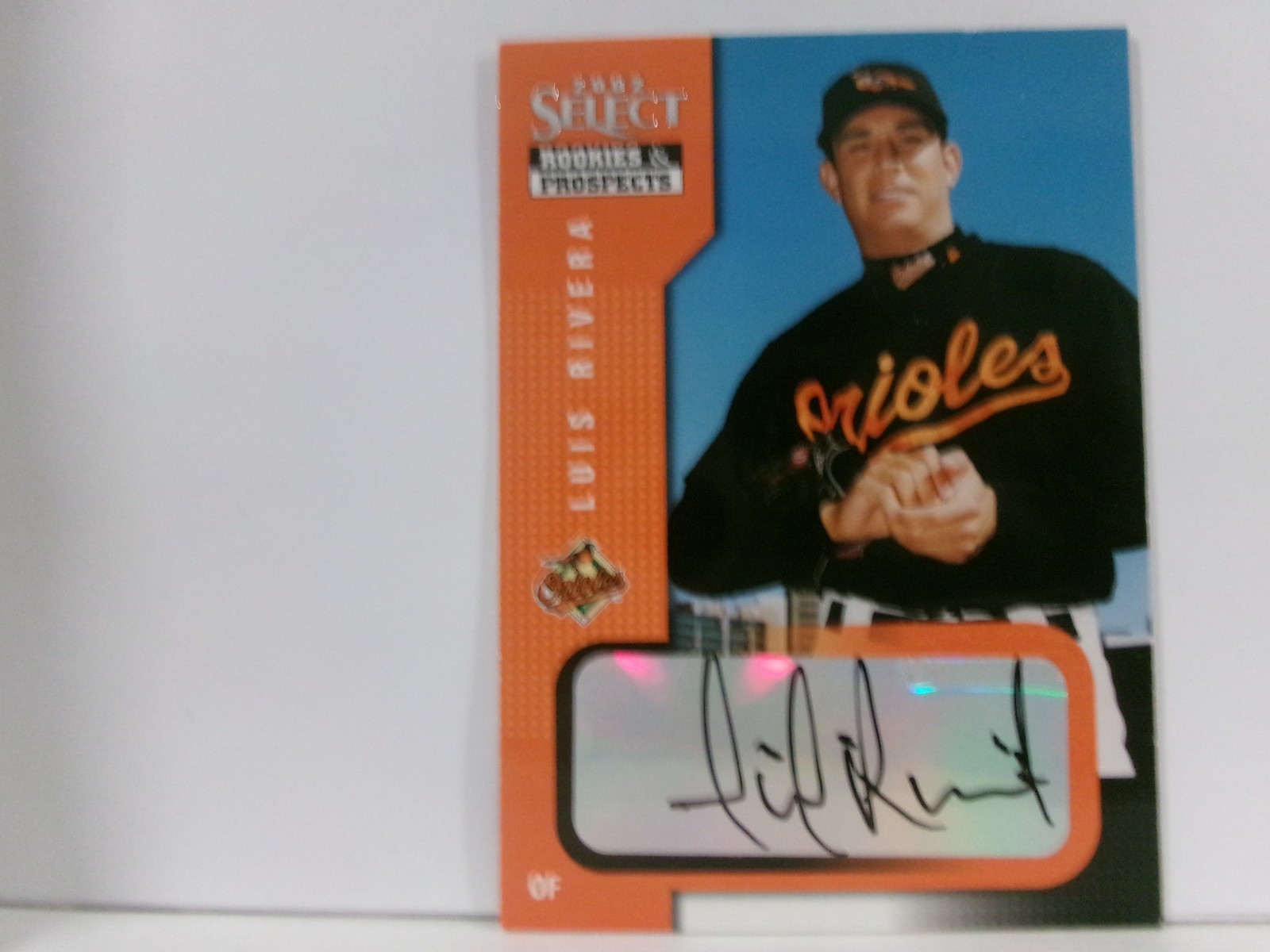 2002 Select Rookies & Prospects Auto Luis Rivera #65 Auto