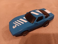 TYCO CORVETTE HO Slot Car W/ Chassis Blue /White 3 Vintage-NOS