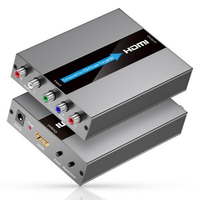 Component to HDMI Converter with Scaling Function, Support Resolution and Fra...
