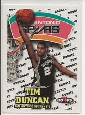 1997-98 NBA Hoops - Rookie Tim Duncan #166 (RC)