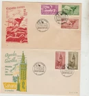 Spanish Sahara 2 FDC  1962 Stamp Day 1963 Seville Flood Relief   good condition