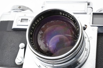 Contax iiia カメラ 50mm F1.5 Carl Zeissレンズ Zeiss Ikon Contax IIIa film camera Sonnar 50 mm F1.5 lens from