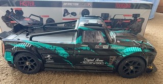 Arrma Infraction 4x4 3S BLX Resto Mod Truck Black /Teal (ARA4315V3T2)