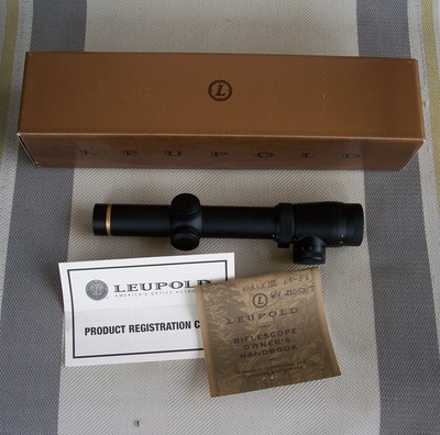 Leupold VX 3 1.5-5x20mm Rifle Scope 30mm *Lighted Ret* MIB 54902