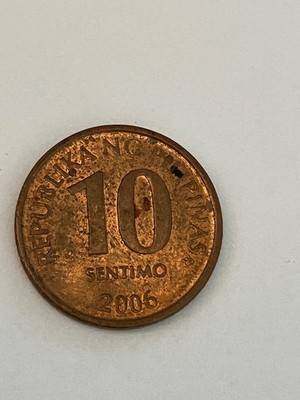 Philippines 10 Sentimo  2006 World Foreign Coin - Free Shipping