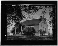 Caleb Jones House,Boonville,Cooper County,MO,Missouri,HABS,Building Survey