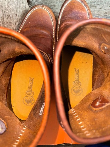 Chippewa Botas Cuero Marrón Moc Puntera Ingeniero Botas Talla 8E - Imagen 5 de 7