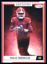 2024 SAGE Artistry Red ##39 Taulia Tagovailoa