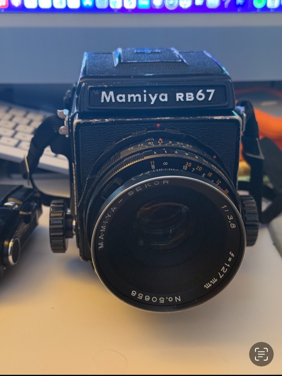 Mamiya RB67 Pro S Medium Format SLR Film Camera with 127mm Lens