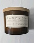 Sand + Fog 12 Oz.  GOLDEN NUTMEG Made with natural Essential oi 2-Wick, Wood Top — photo 4