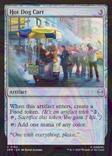 Carro de papel de aluminio Hot Dog - Marvel's Spider-Man - 164 | Tarjeta Magic The Gathering
